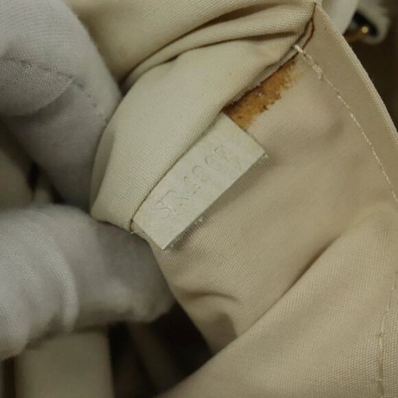 LOUIS VUITTON Monogram Mini Lin Croisette Marina PM Bag Beige M95494 Auth 125591 - Picture 3 of 15